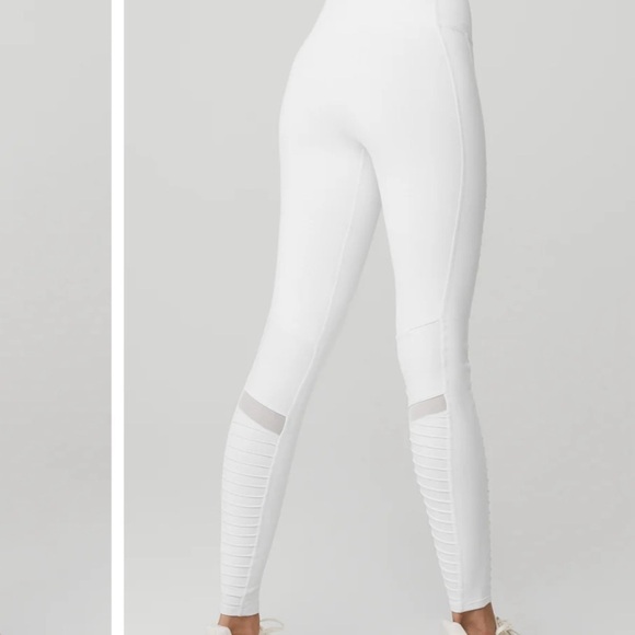 Alo white Moto leggings - Picture 4 of 10